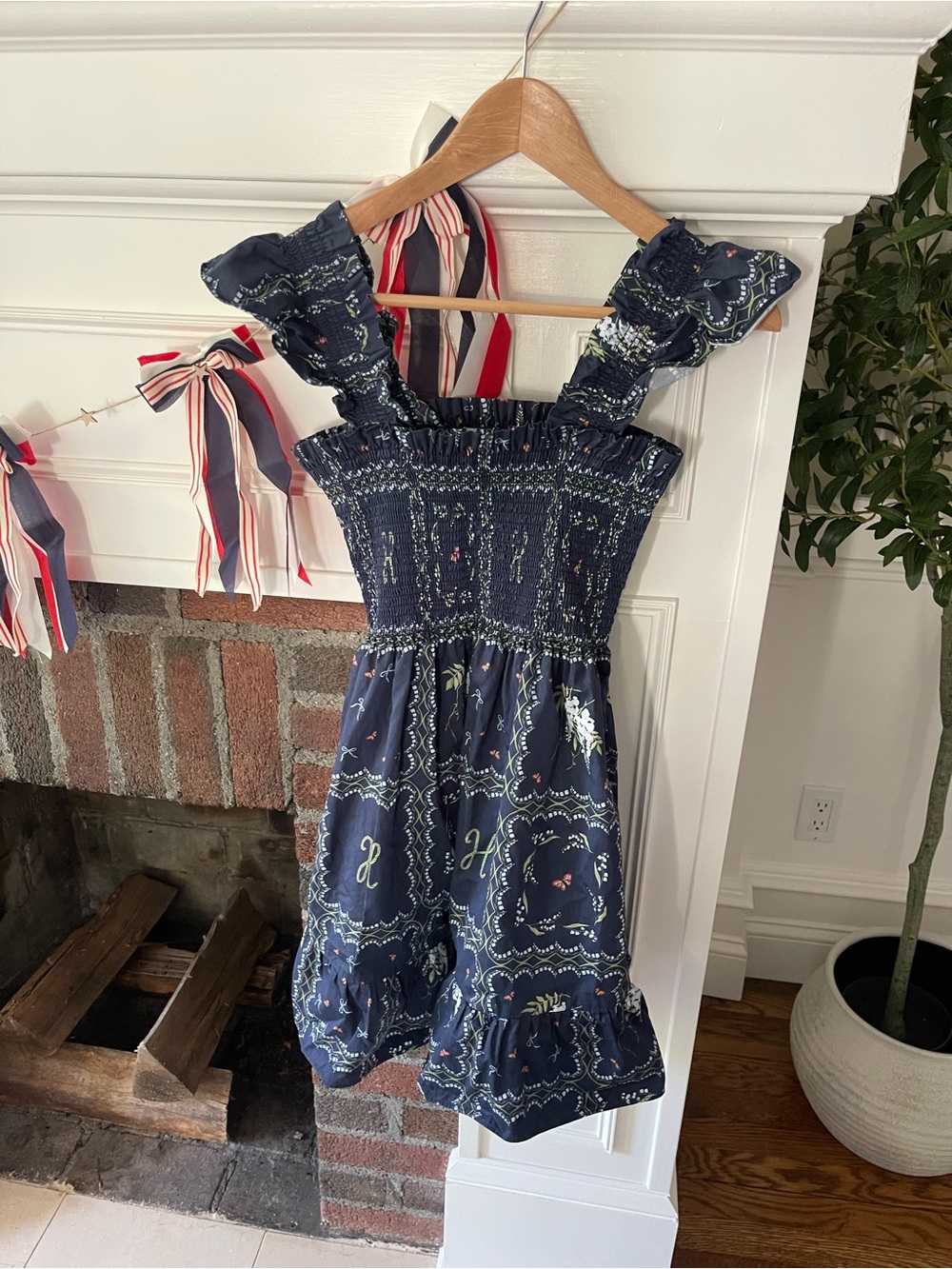 Hill house patchwork Elizabeth dress xs euc